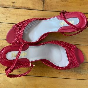 Rouje Paris Liz Sandals in Red FR 39 / US 7.5-8